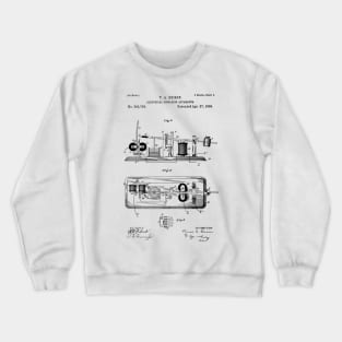 EDISON PATENT / Edison Patent Drawing 340708 Crewneck Sweatshirt